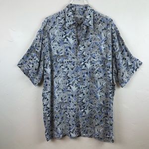 MODA CAMPIA Hawaiian Aloha Shirt M